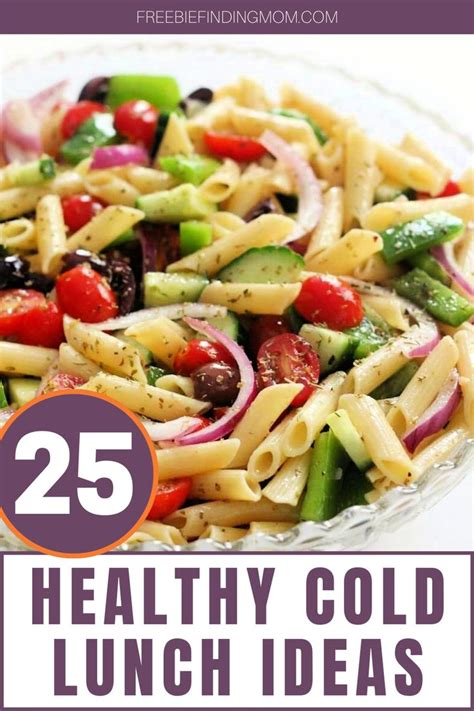 25 Healthy Cold Lunch Ideas Freebie Finding Mom In 2020 Healthy