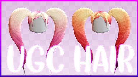 How To Make Ugc Hair 2 Curly Twintail Youtube