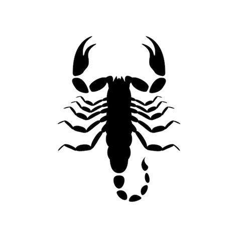 Scorpion Silhouettes Clip Art Library