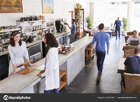 Customer Counter Busy Coffee Shop Stock Photo By ©monkeybusiness 219743164