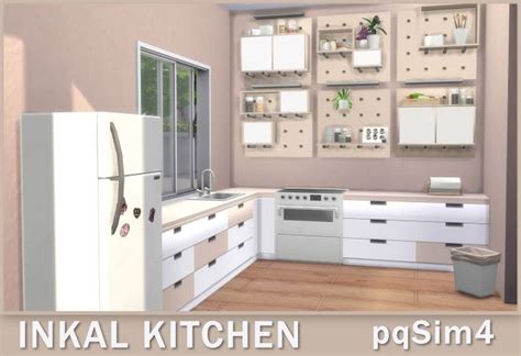 Pqsim4 Inkal Kitchen Sims 4 Custom Content Muebles Sims 4 Cc Casa