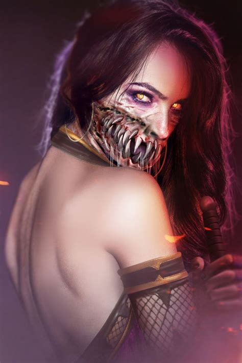 Hobby Halb Acht Laut Kitana Mortal Kombat Without Mask Samen Sprechen