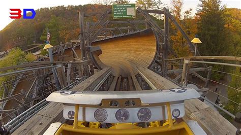 Flying Turns 3d Front Seat On Ride Hd Pov Knoebels Amusement Resort Youtube