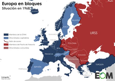 La Europa Del Telón De Acero Mapas De El Orden Mundial Eom