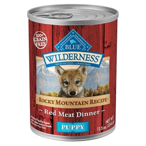 Will the blue buffalo dog food brand be right for your dog? Blue Buffalo Wilderness Rocky Mountain Recipe Puppy Red ...