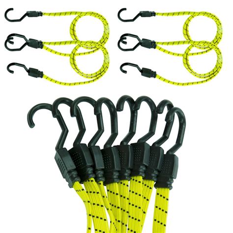 Buy Houseables Bungee Cords With Hooks Bungie Straps 4 Pack 48 Inch