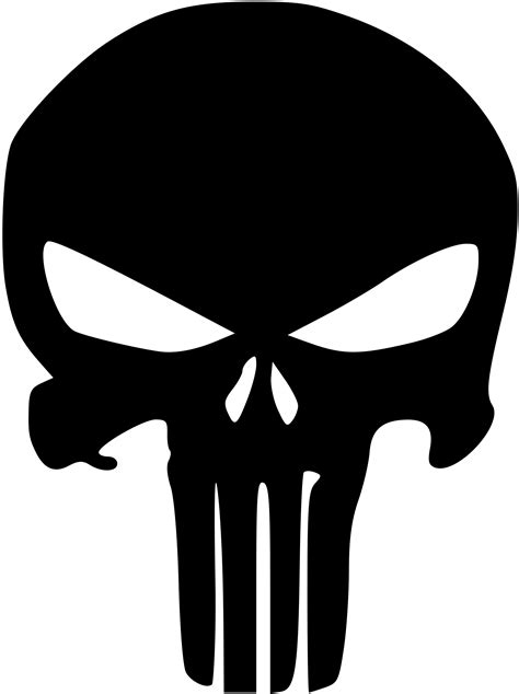 The Punisher Skull Stencil Punisher Logo Punisher Skull