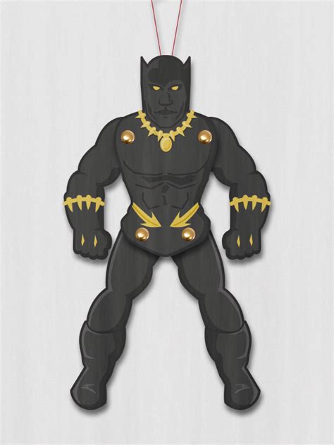 Black Panther Paper Puppet Awesome Fun Crafts Activity M Gulin