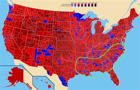 Us Red Blue Political Map