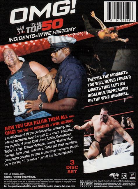 Omg The Top Incidents In Wwe History Boxset