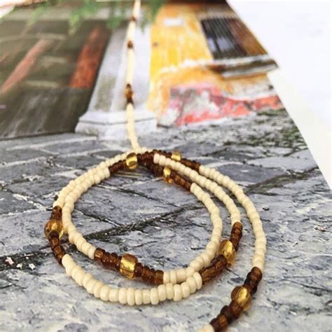Sexy Creative Colorful Rice Beads Waist Chain Wriststuff