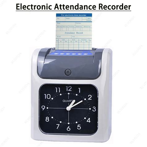 Electronic Time Recorder Employee Time Recording Attendance Machine