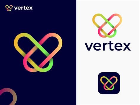 Vertex Logo Design By Logo Branda Logo And Brand Identity Designer On