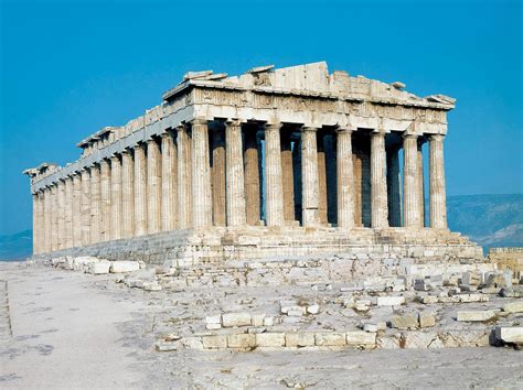 Parthenon Iktinos And Kallikrates Athens Greece 447 432 Bce Greek