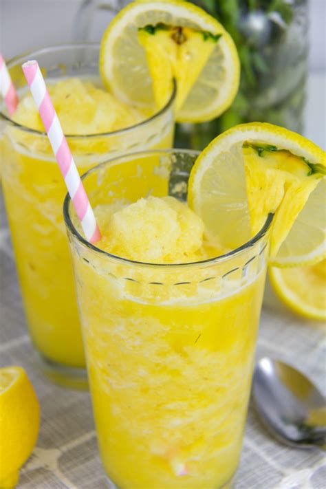 Make This Refreshing Pineapple Lemonade Slushie Make And Takes