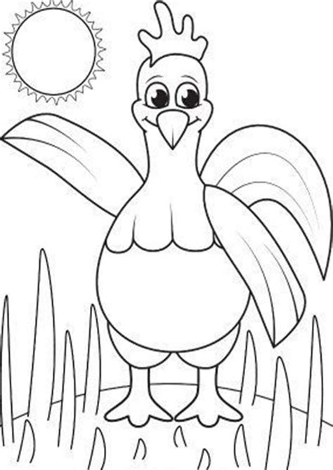 Free And Easy To Print Chicken Coloring Pages Tulamama