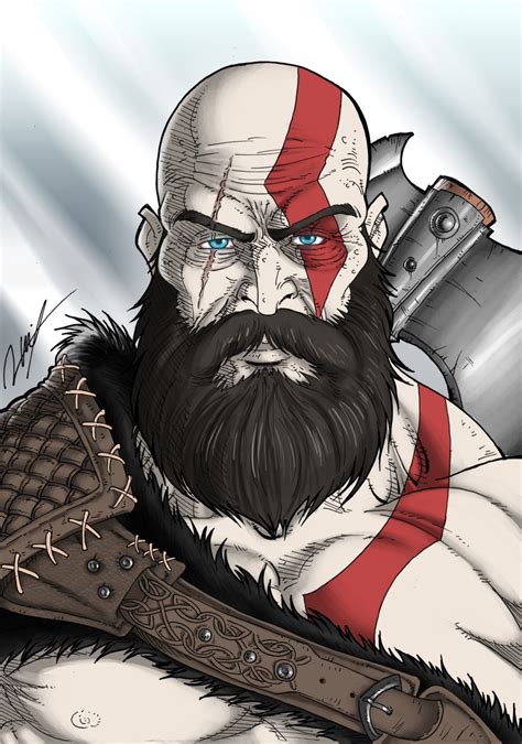 Artstation Kratos Ronnie Solano