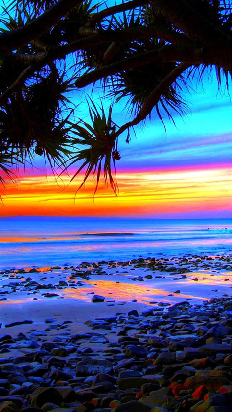 Tumblr Tropical Beach Sunset Wallpaper Iphone Alohacoast Tumblr Ocean