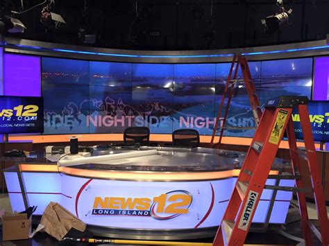 News 12 Long Island Updates Studio With More Technology Newscaststudio
