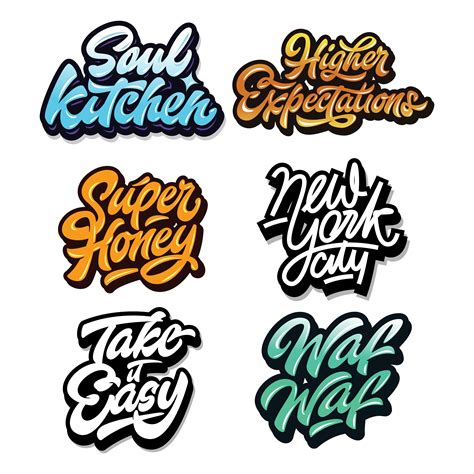 Style Graffiti Lettering Fonts Typography Drawing Typo Logo Design