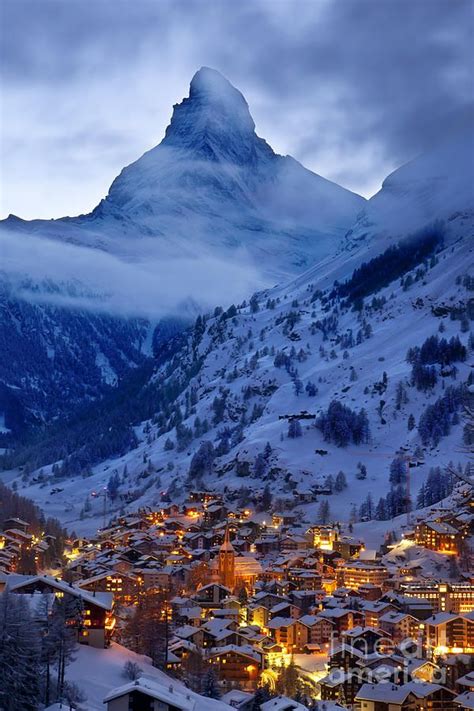 Matterhorn At Twilight By Brian Jannsen Zermatt Swiss Alps Matterhorn