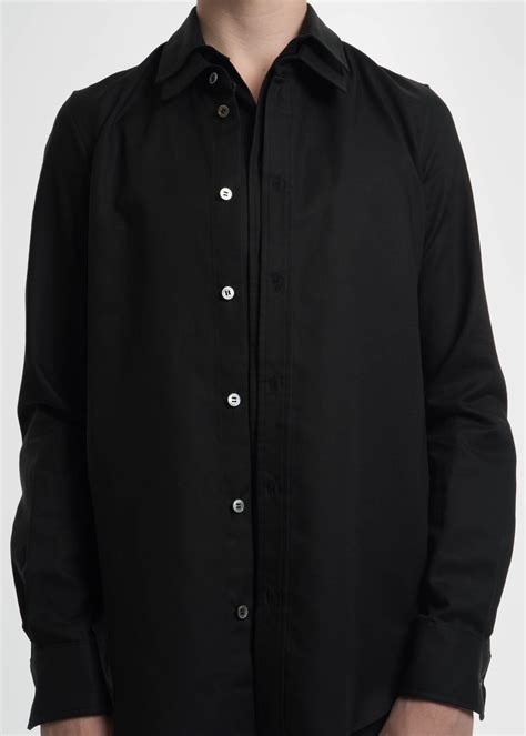 dressed undressed black layered shirt garmentory