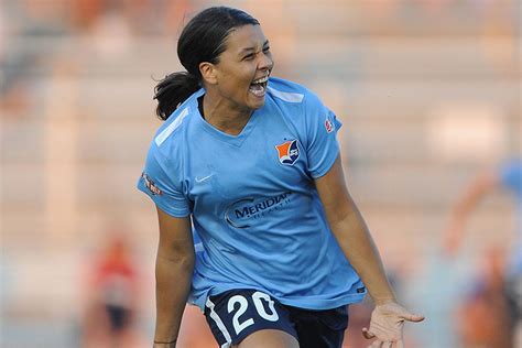 Creates a tooon of chances, has the backline going crazy but apparently cant finish for her life. Sam Kerr Named NWSL Player of the Month - Once A Metro