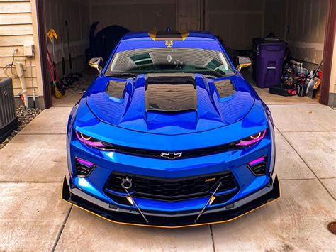 Blue Sonic The Hedgehog Camaro Ss Is A Collection Of Aftermarket