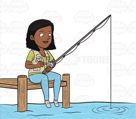 Affordable and search from millions of royalty free images, photos and vectors. Girl Fishing Clipart | Free download on ClipArtMag