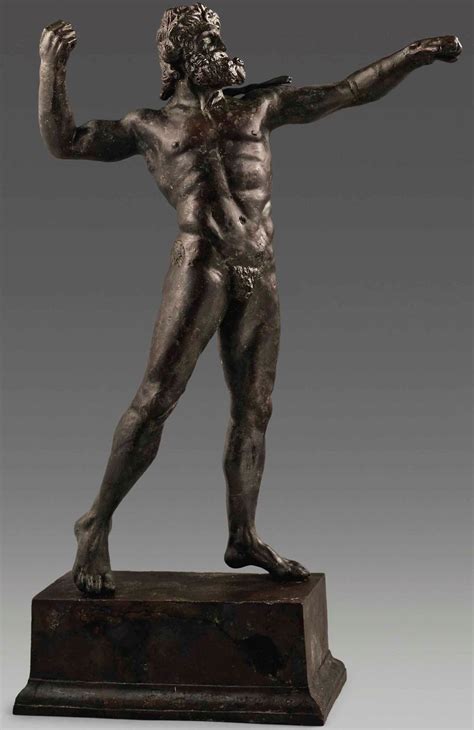 A Greek Bronze Zeus Keraunios Hellenistic Period Circa 150 50 Bc