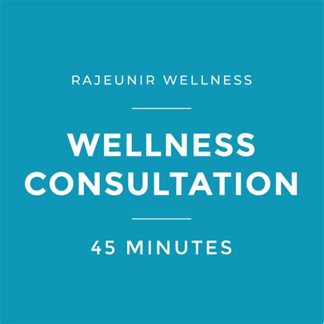 Wellness Consultation Personalized Medicine