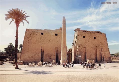 Reconstruction Of Luxor Temple Egypt Illustration World History