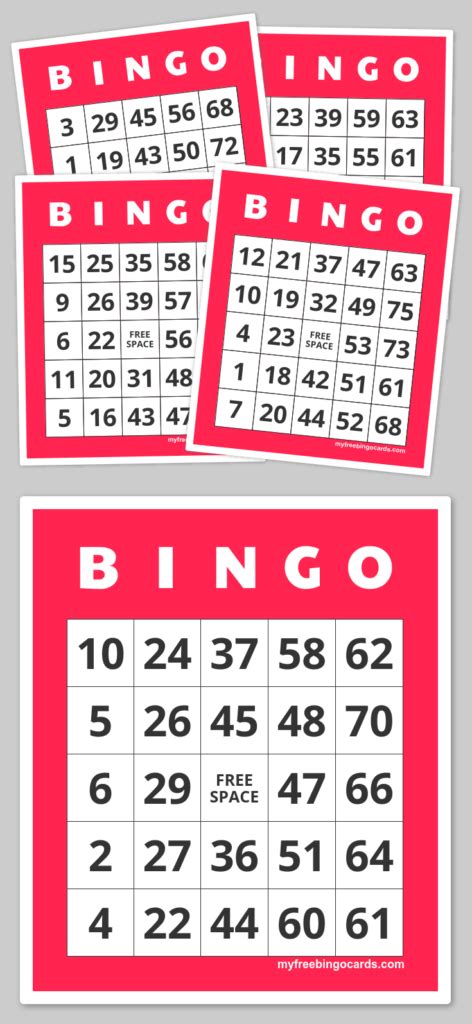 Classic 1 75 Number Bingo Free Bingo Cards Free Printable Bingo Cards