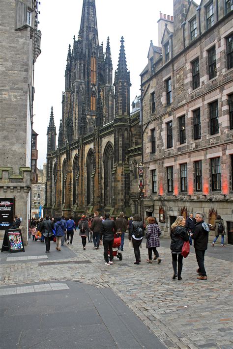 Royal Mile Is A Medieval Road Is Actually A Succession Of Streets