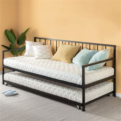 Buy Zinus Eden Twin Daybed And Trundle Set Premium Steel Slat Support