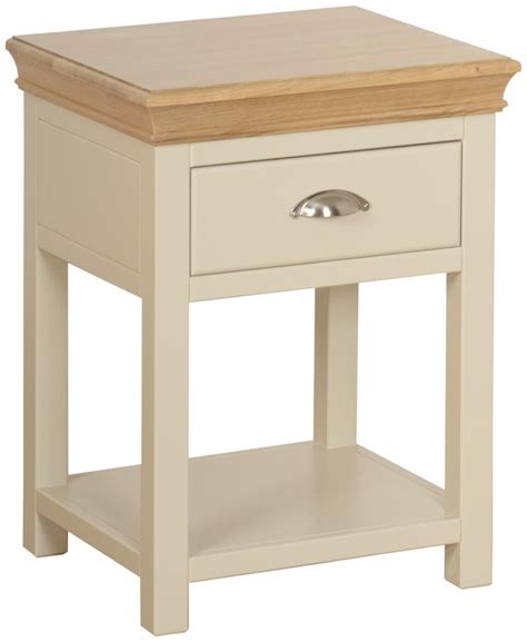 Furniture shops bedroom furniture bedrooms bespoke furniture cane furniture chairs conservatory furniture dining room furniture fitted bedrooms fitted furniture furniture manufacturers & designers furniture wholesalers. Emily 1 Drawer Open Bedside Painted Ivory with Oak Tops | Painted bedside tables, Bedside table ...