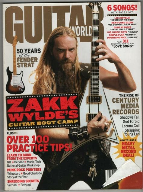 Guitar World July Years Of The Fender Strat Magazine