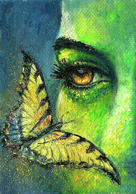 Butterfly Fantasy Painting By Natalja Picugina Fine Art America