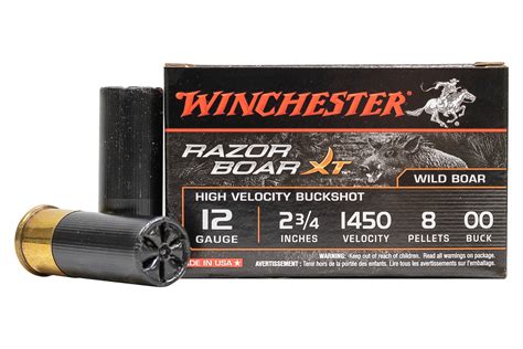 Shop Winchester 12 Gauge 2 34 In 00 Buckshot 8 Pellet Razor Boar Xt 5