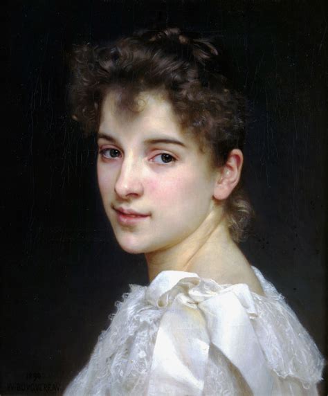 William Adolphe Bouguereau Portrait Of Gabrielle Cot William Adolphe Bouguereau Fine Art