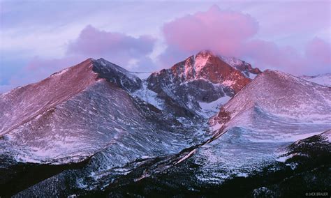 Longs From Twin Peak Rocky Mountain National Park Colorado