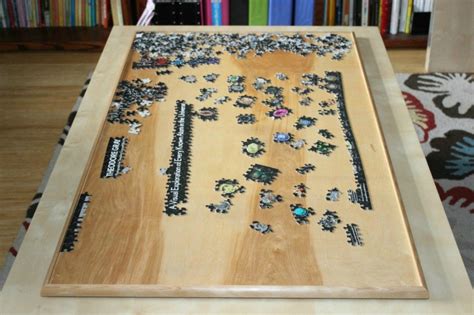 Making A Puzzle Board Puzzle Board Puzzle Table Woodworking Jigsaw