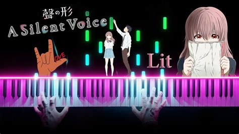 Silence Voice Lit Koe No Katachi Ost Piano Youtube