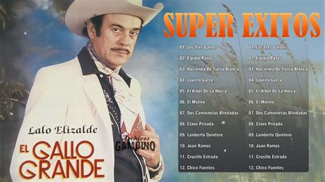 Lalo El Gallo Elizalde Sus Mejores Exitos Puros Corridos Mix Youtube