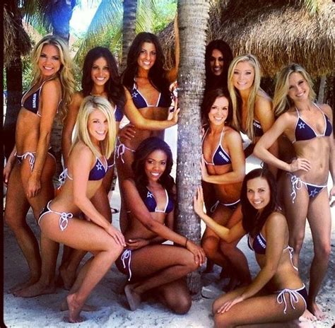 Dallas Cowboys Cheerleaders In Swimsuit Calendar Photoshoot Sportige