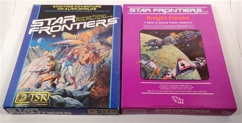 1980 Tsr Star Frontiers 7007 Starter Set And 7011 Knight Hawks Campaign