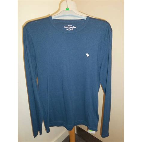 Abercrombie And Fitch Long Sleeved T Shirt Blue Size M Oxfam Gb