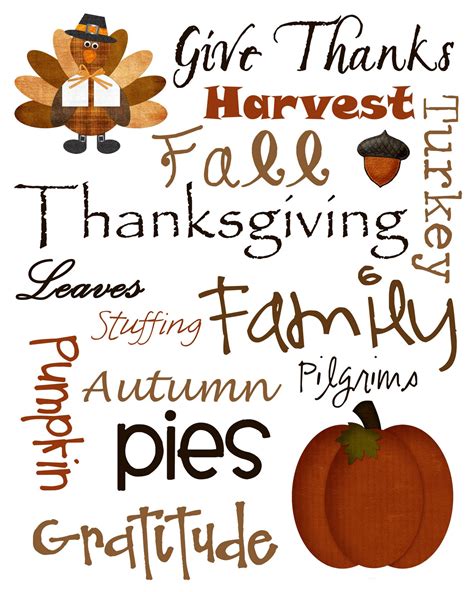 Printable Thanksgiving Sayings Printable Word Searches