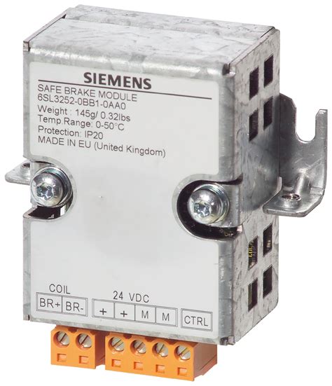 6sl3252 0bb01 0aa0 Siemens Dual Channel Safety Relay 24v Rs