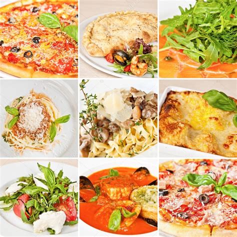Italian Food Collage — Stock Photo © Lawkeeper 66765855